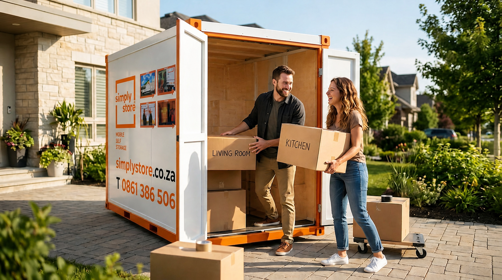 How Simply Store mobile self storage works